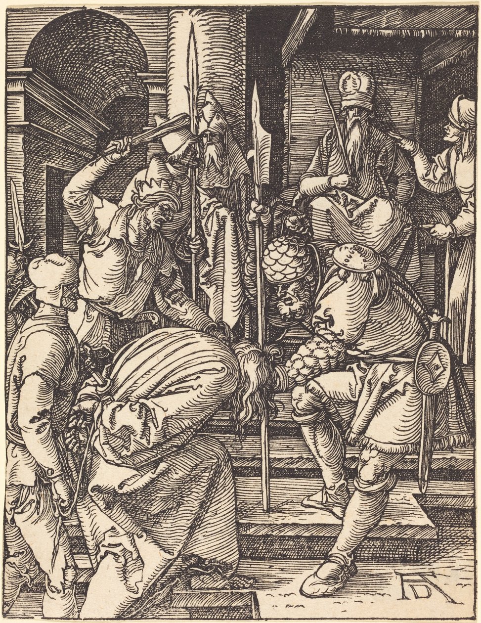 Kristus Hannaksen edessä tekijältä Albrecht Dürer