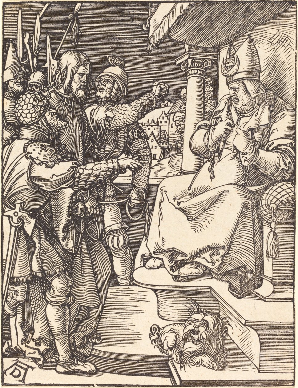 Kristus ennen Kaifasta tekijältä Albrecht Dürer