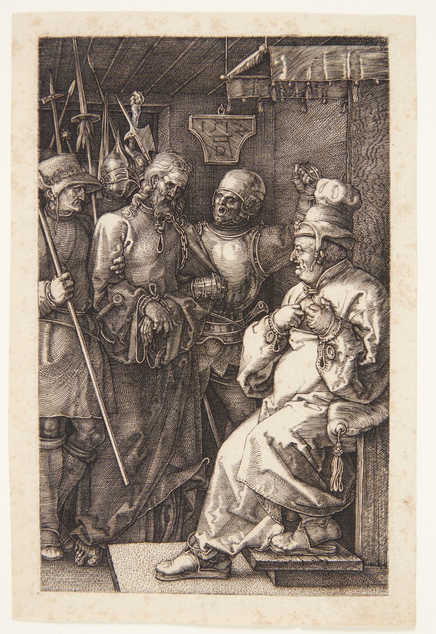 Kristus ennen Kaifasta tekijältä Albrecht Dürer