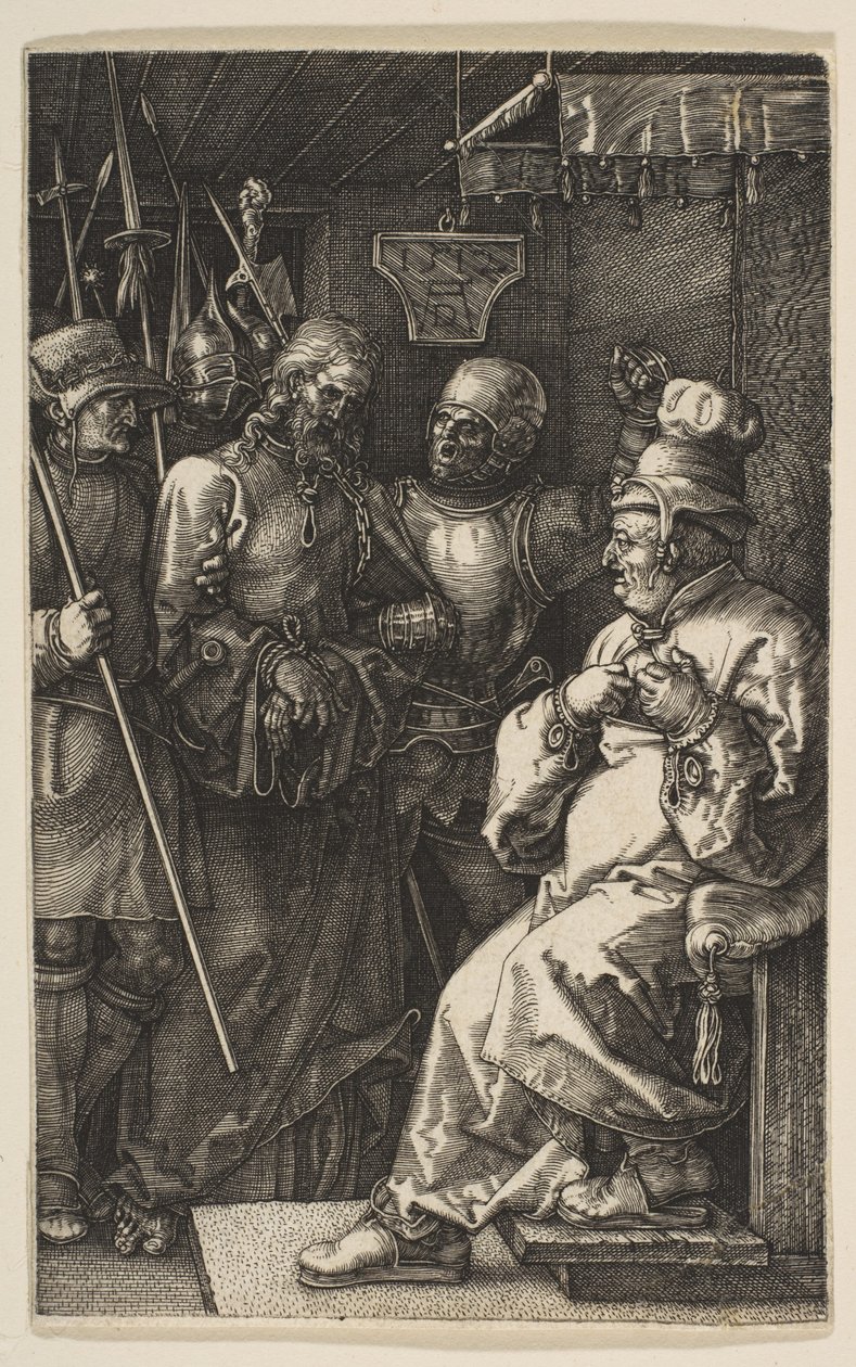 Kristus Kaifaan edessä tekijältä Albrecht Dürer