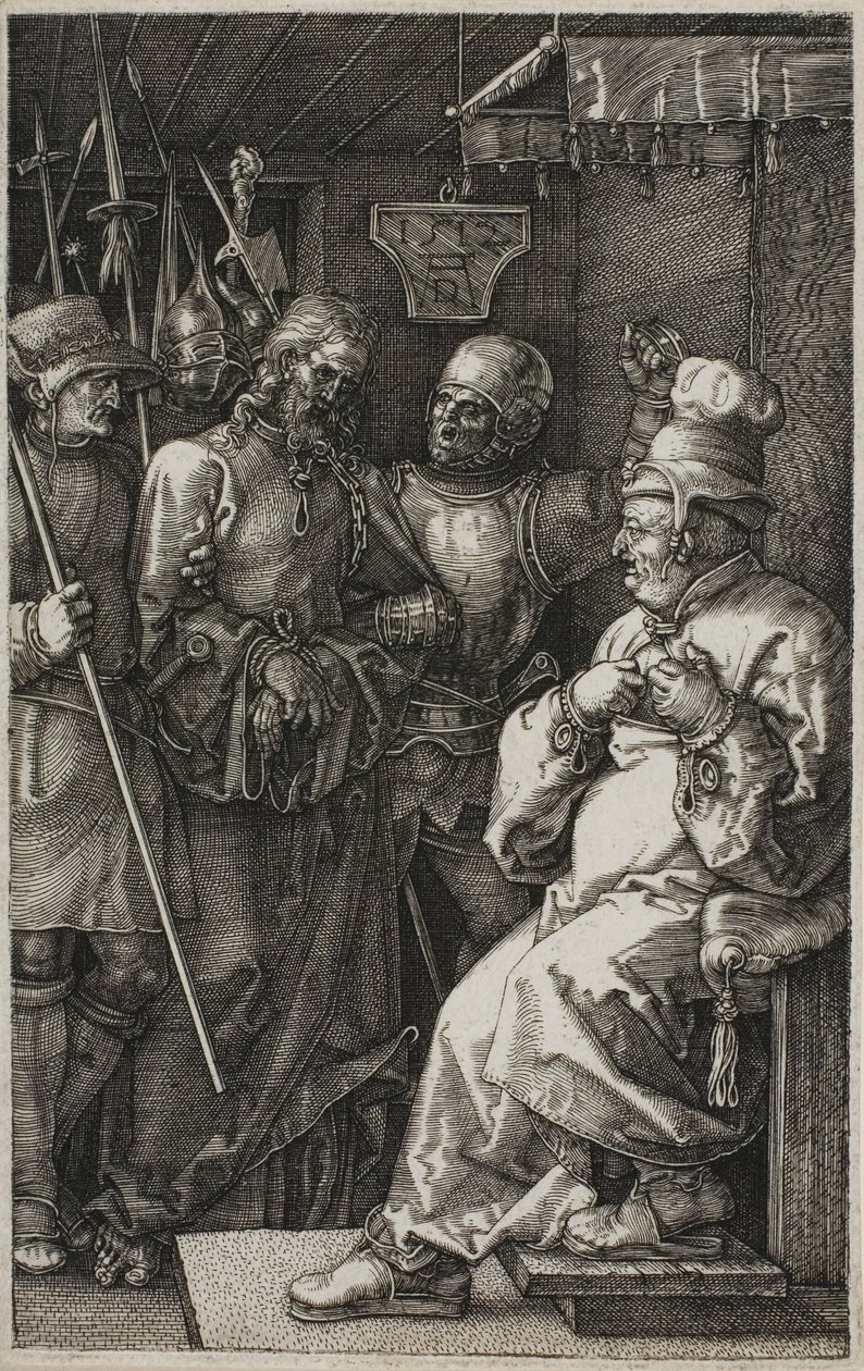 Kristus ennen Kaifasta, Kaiverretusta kärsimyksestä tekijältä Albrecht Dürer