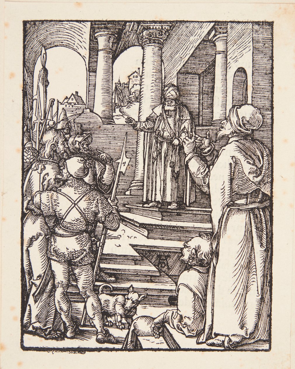 Kristus Pilatuksen edessä tekijältä Albrecht Dürer