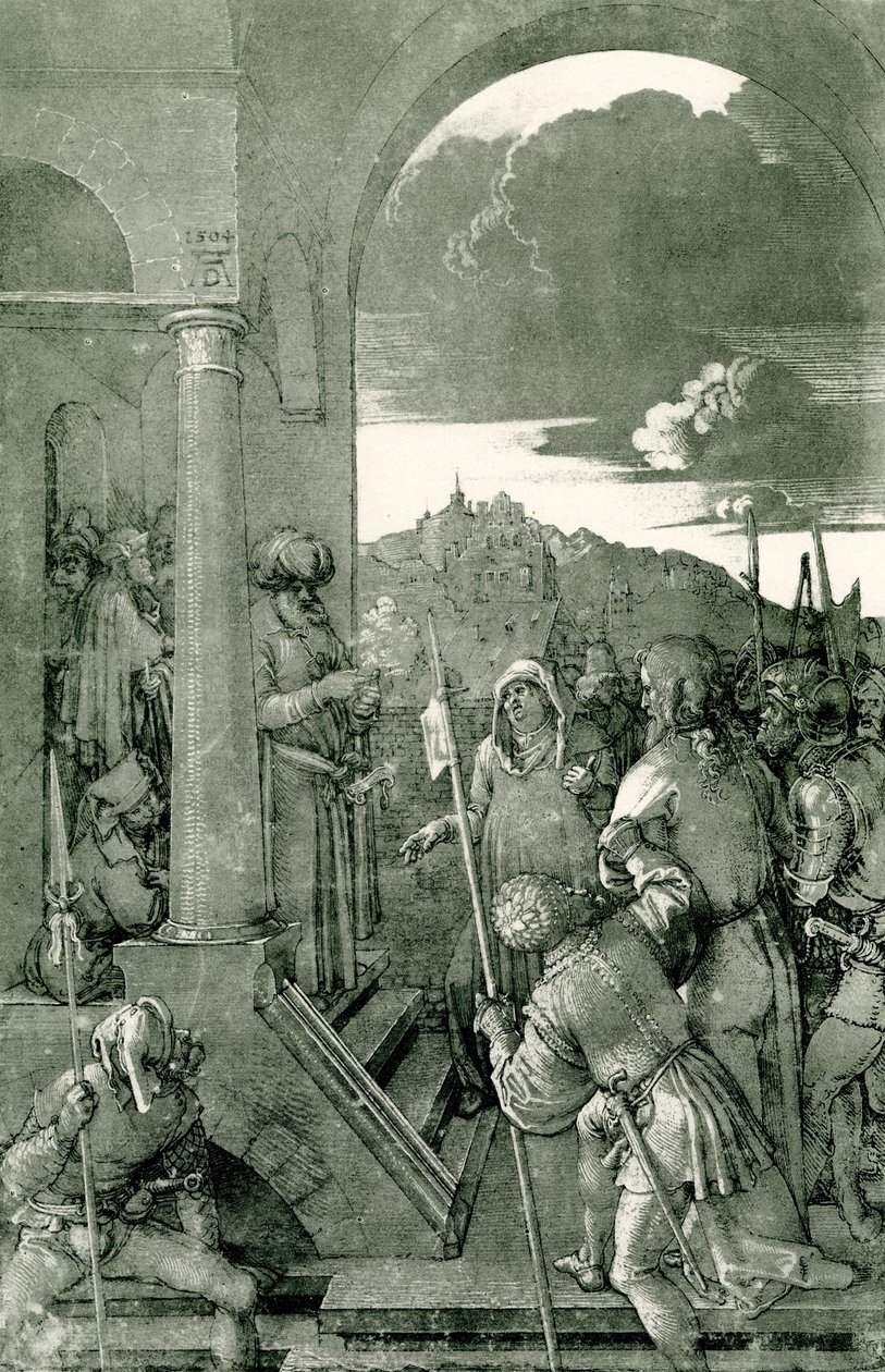 Kristus Pilatuksen edessä tekijältä Albrecht Dürer