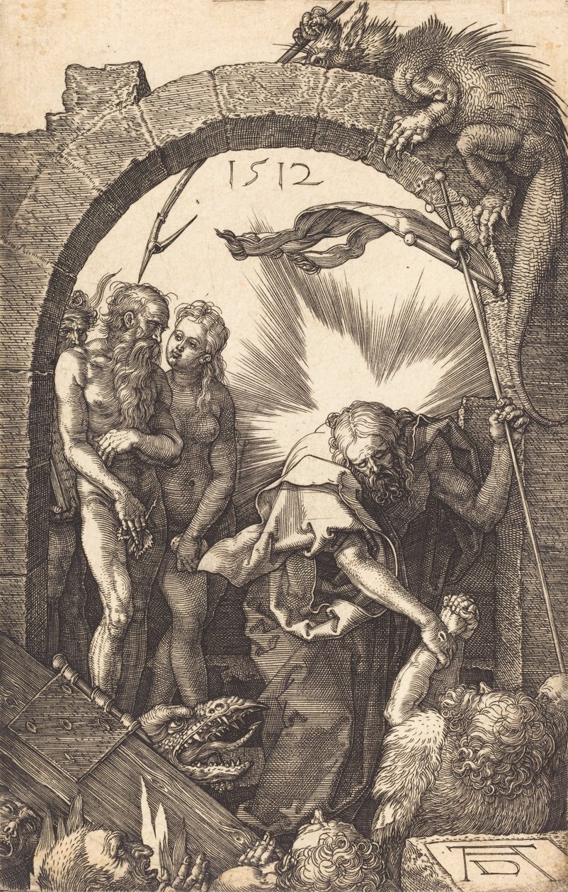 Kristus Limbossa, 1512. tekijältä Albrecht Dürer