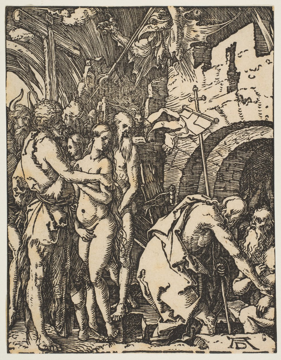 Christ in Limbo, The Small Passion, n. 1509. tekijältä Albrecht Dürer