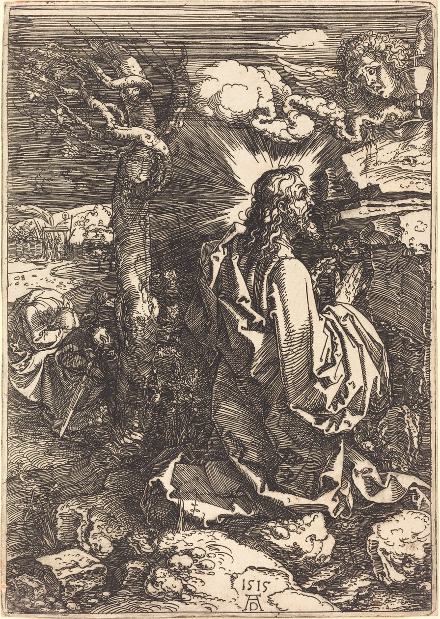 Kristus Öljymäellä tekijältä Albrecht Dürer