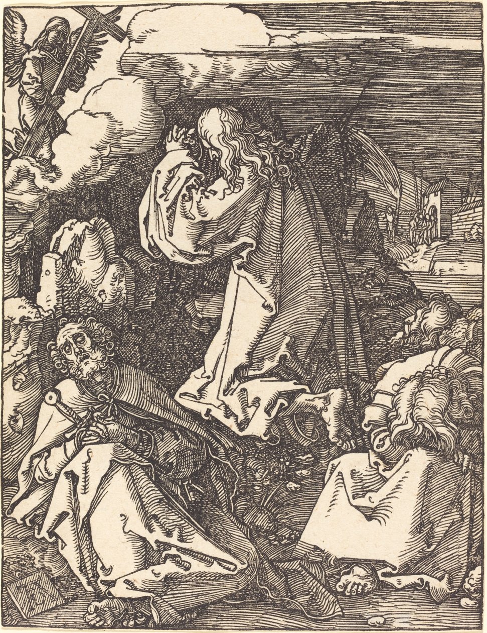 Kristus Öljymäellä tekijältä Albrecht Dürer
