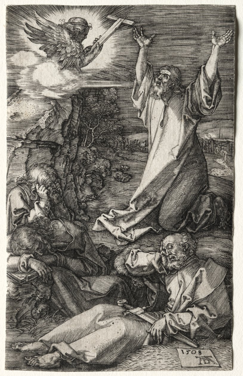 Kristus Öljymäellä tekijältä Albrecht Dürer