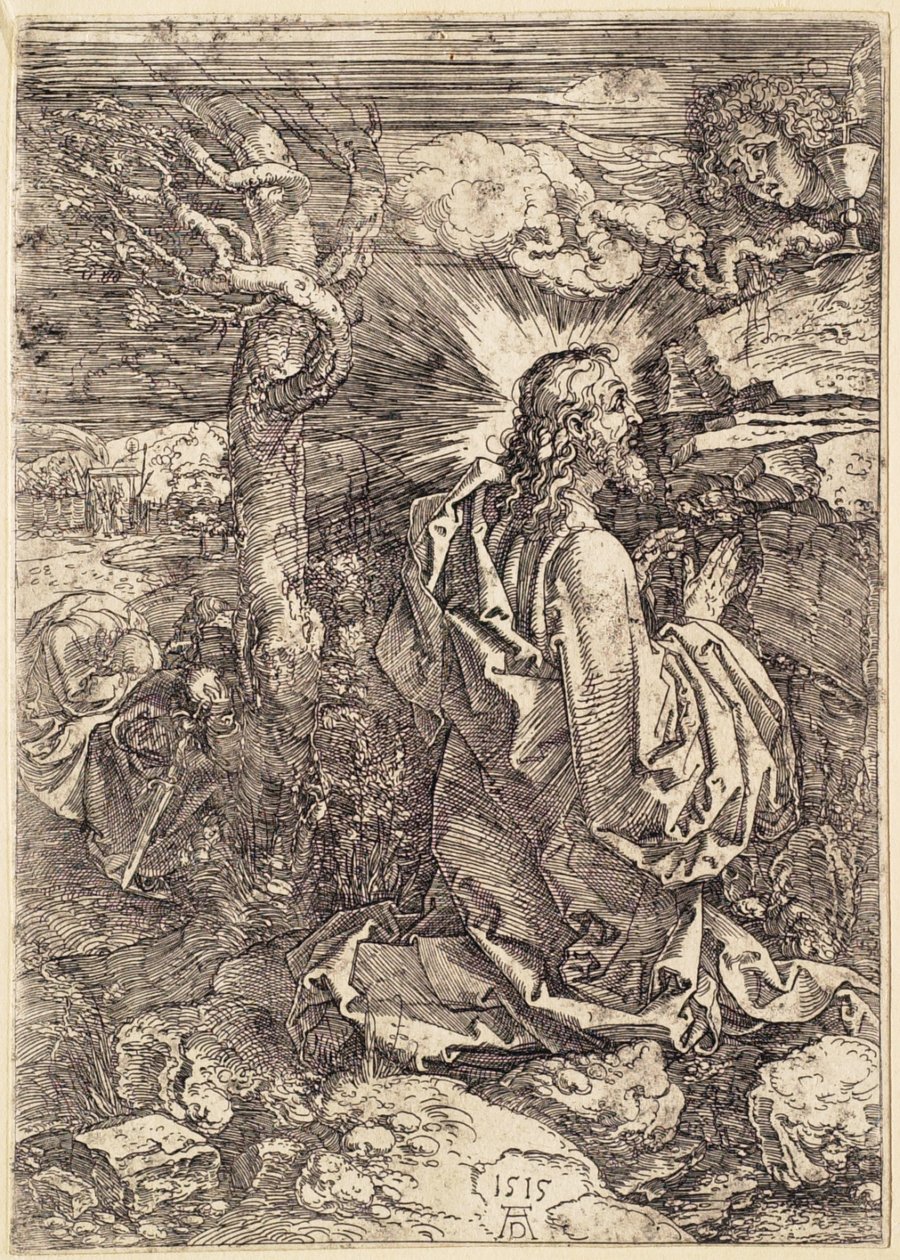 Kristus Öljymäellä tekijältä Albrecht Dürer