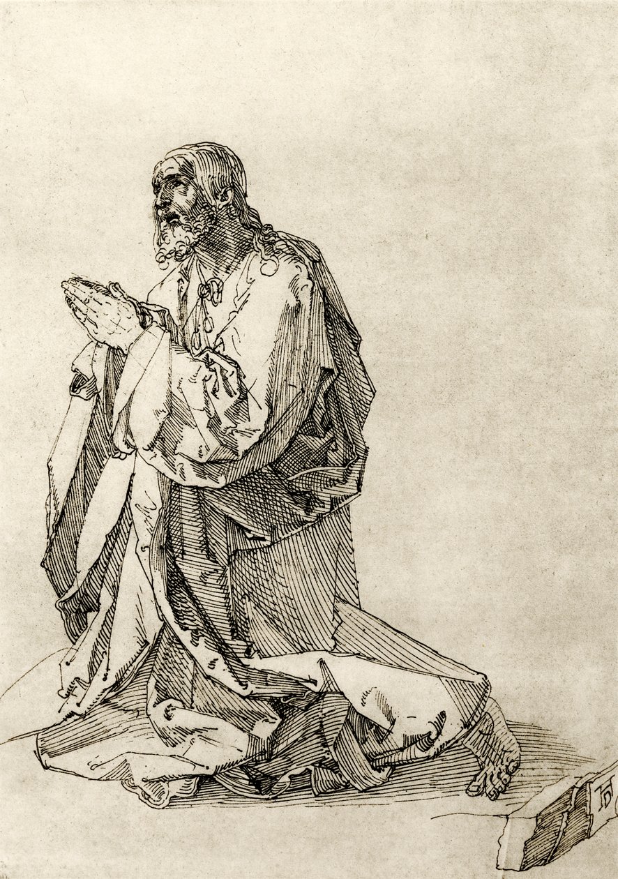 Kristus Öljymäellä tekijältä Albrecht Dürer