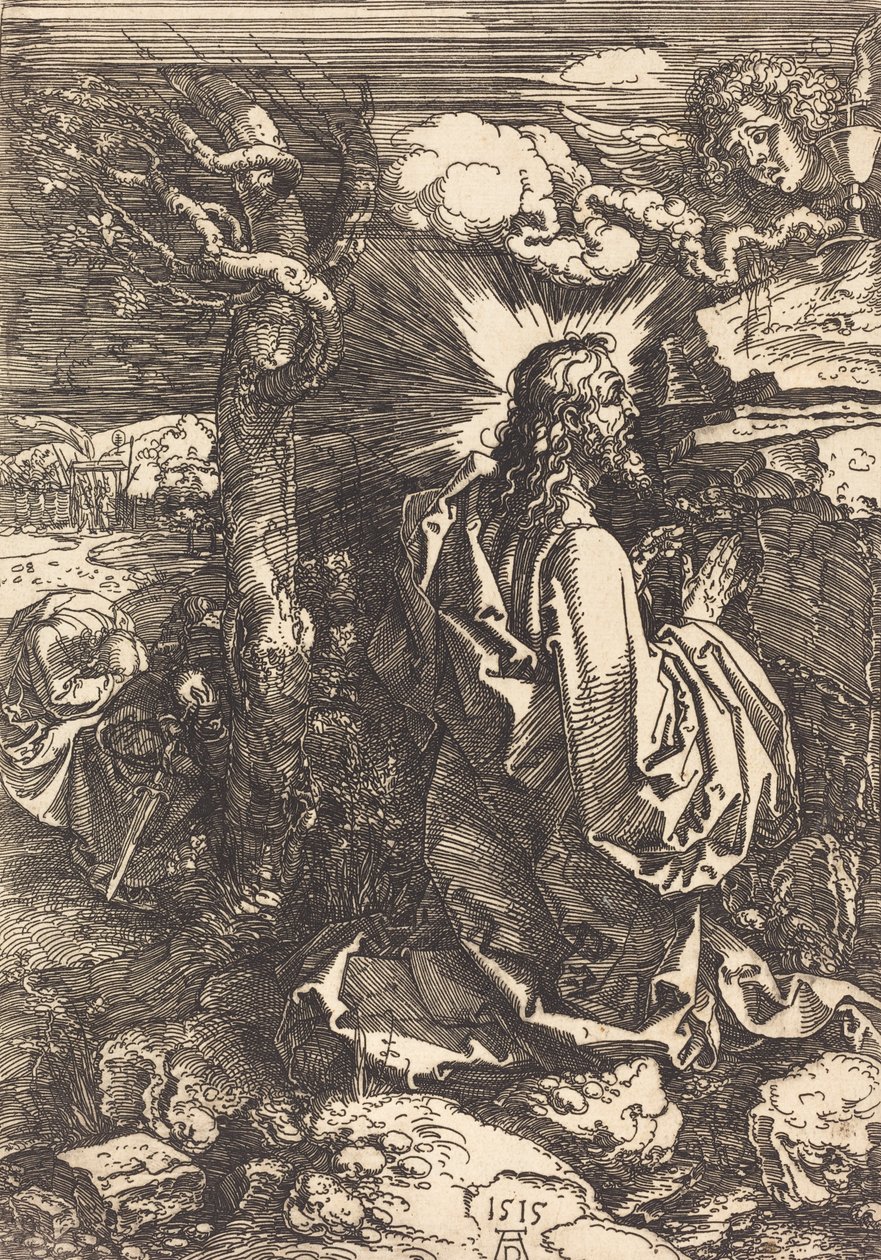 Kristus Öljymäellä, 1515. tekijältä Albrecht Dürer