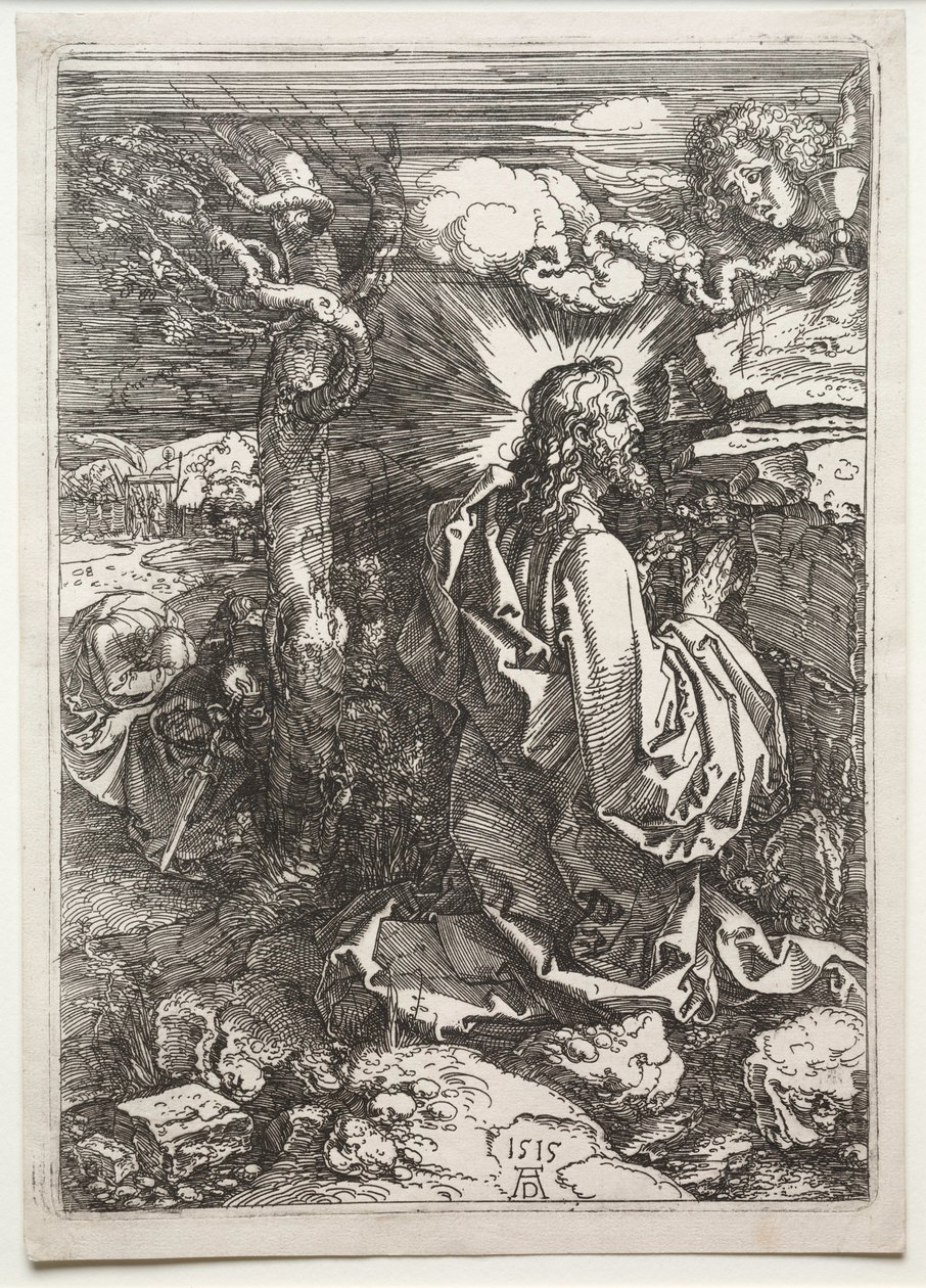 Kristus Öljymäellä, 1515. tekijältä Albrecht Dürer