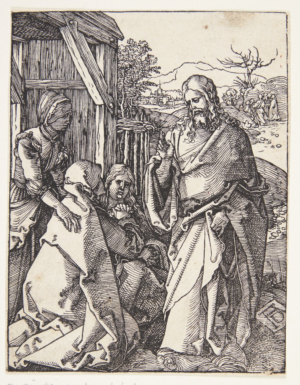 Kristus jättää äitinsä tekijältä Albrecht Dürer