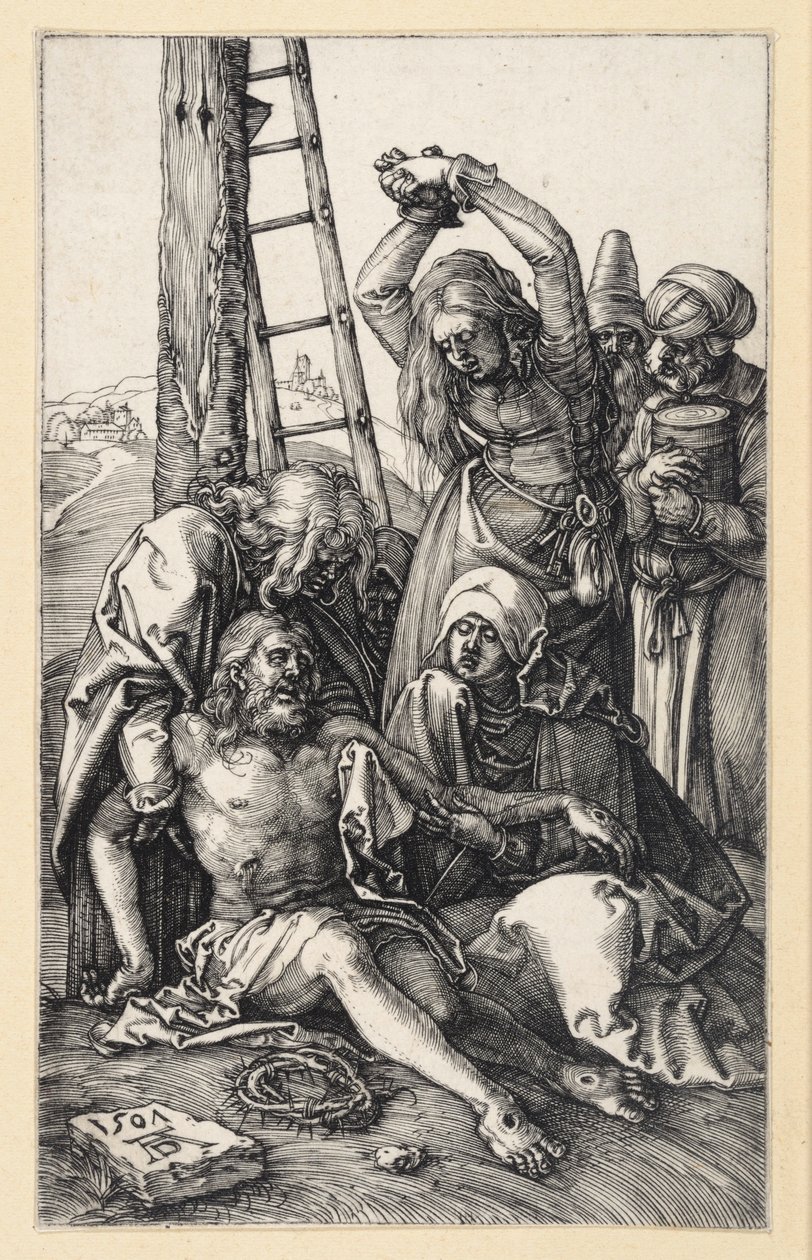 Kristuksen valitus (Kuparikaiverruspassio) tekijältä Albrecht Dürer