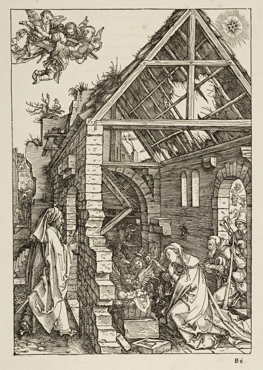 Kristuksen syntymä (Marian elämä) tekijältä Albrecht Dürer