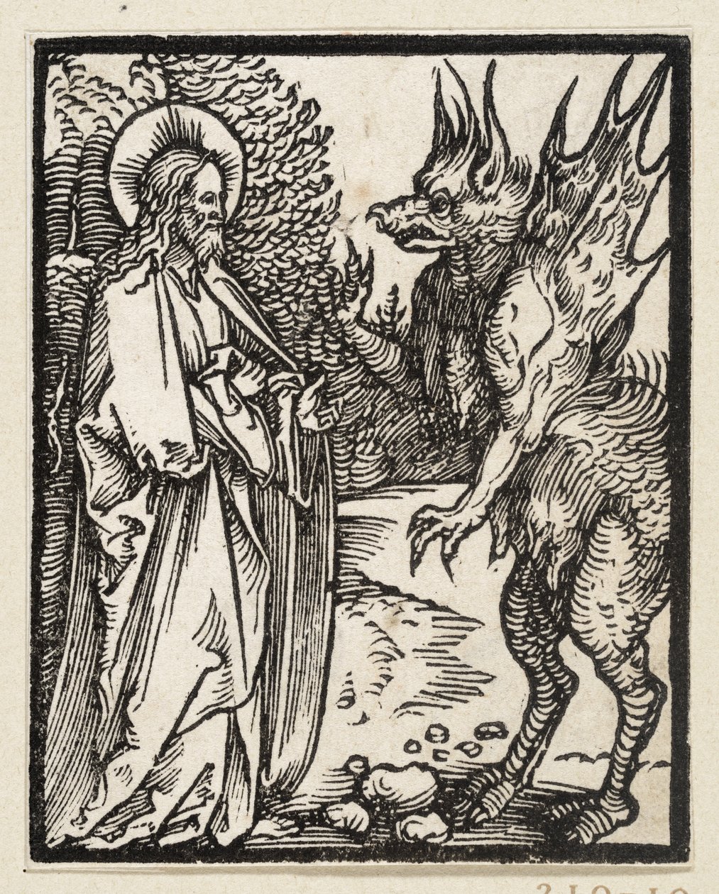 Kristuksen kiusaus (43 uskonnollista aihetta) tekijältä Albrecht Dürer