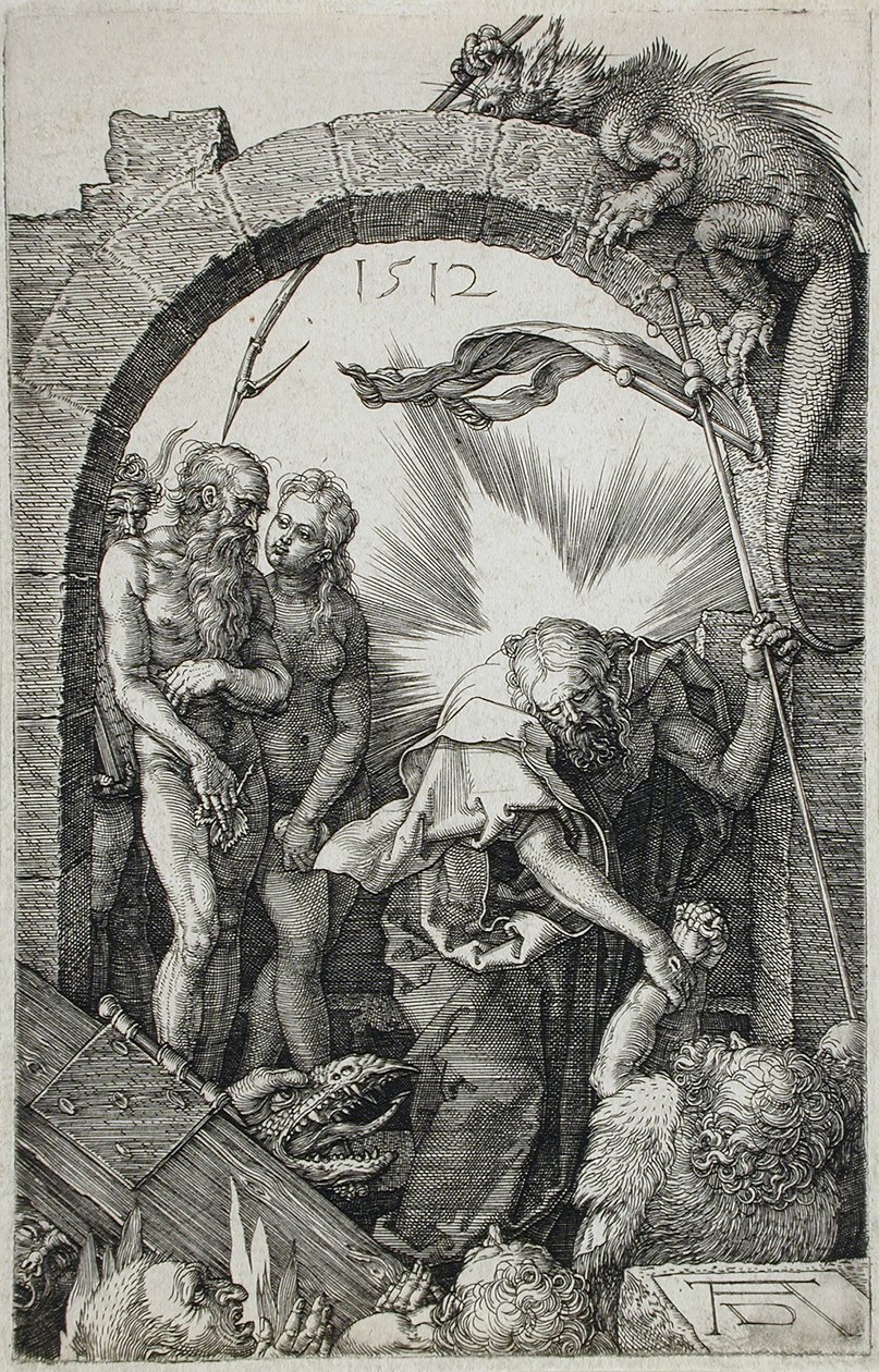 Kristuksen laskeutuminen tuonelaan tekijältä Albrecht Dürer