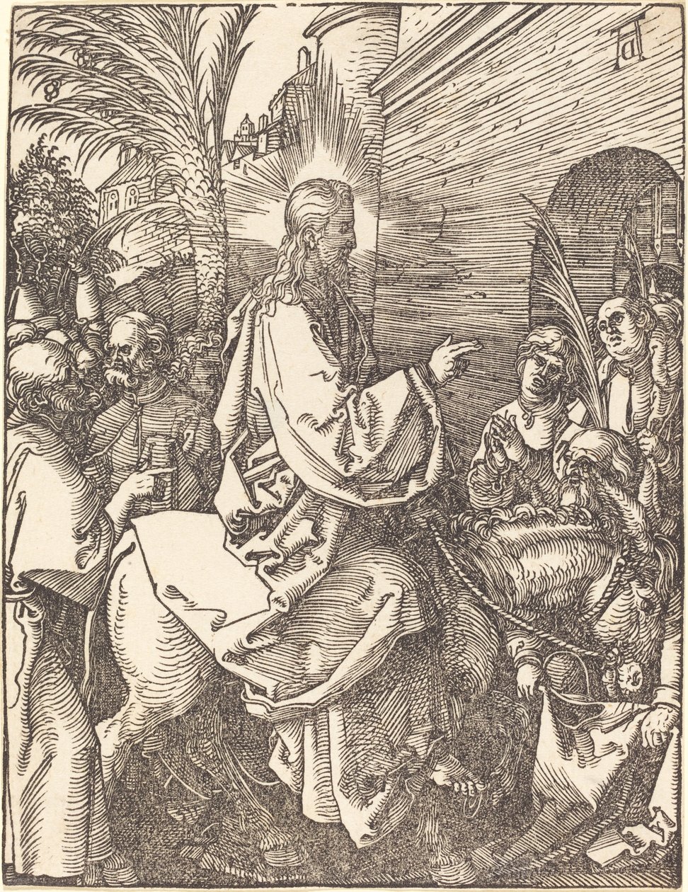 Kristuksen tulo Jerusalemiin tekijältä Albrecht Dürer