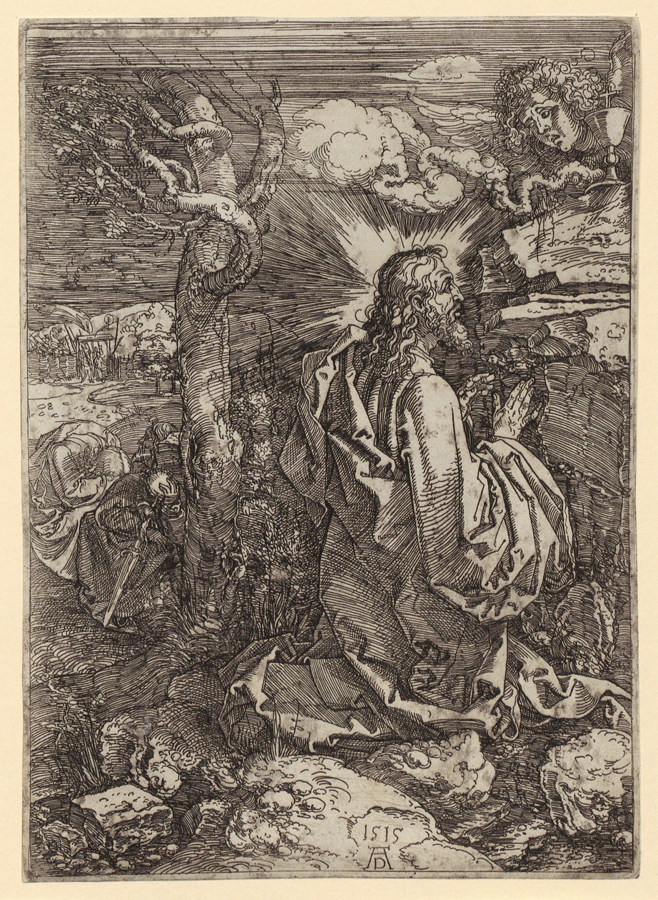 Kristus Öljymäellä tekijältä Albrecht Dürer