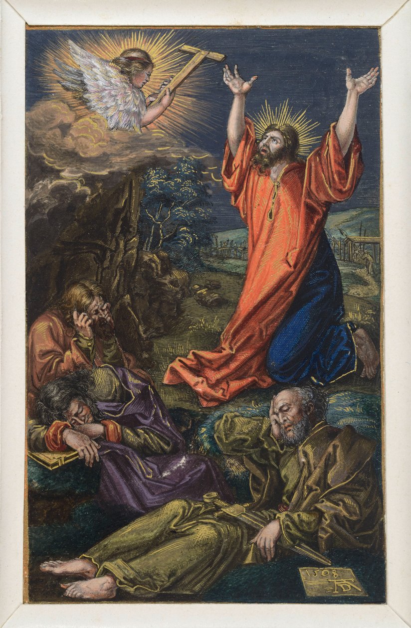 Kristus Öljymäellä tekijältä Albrecht Dürer