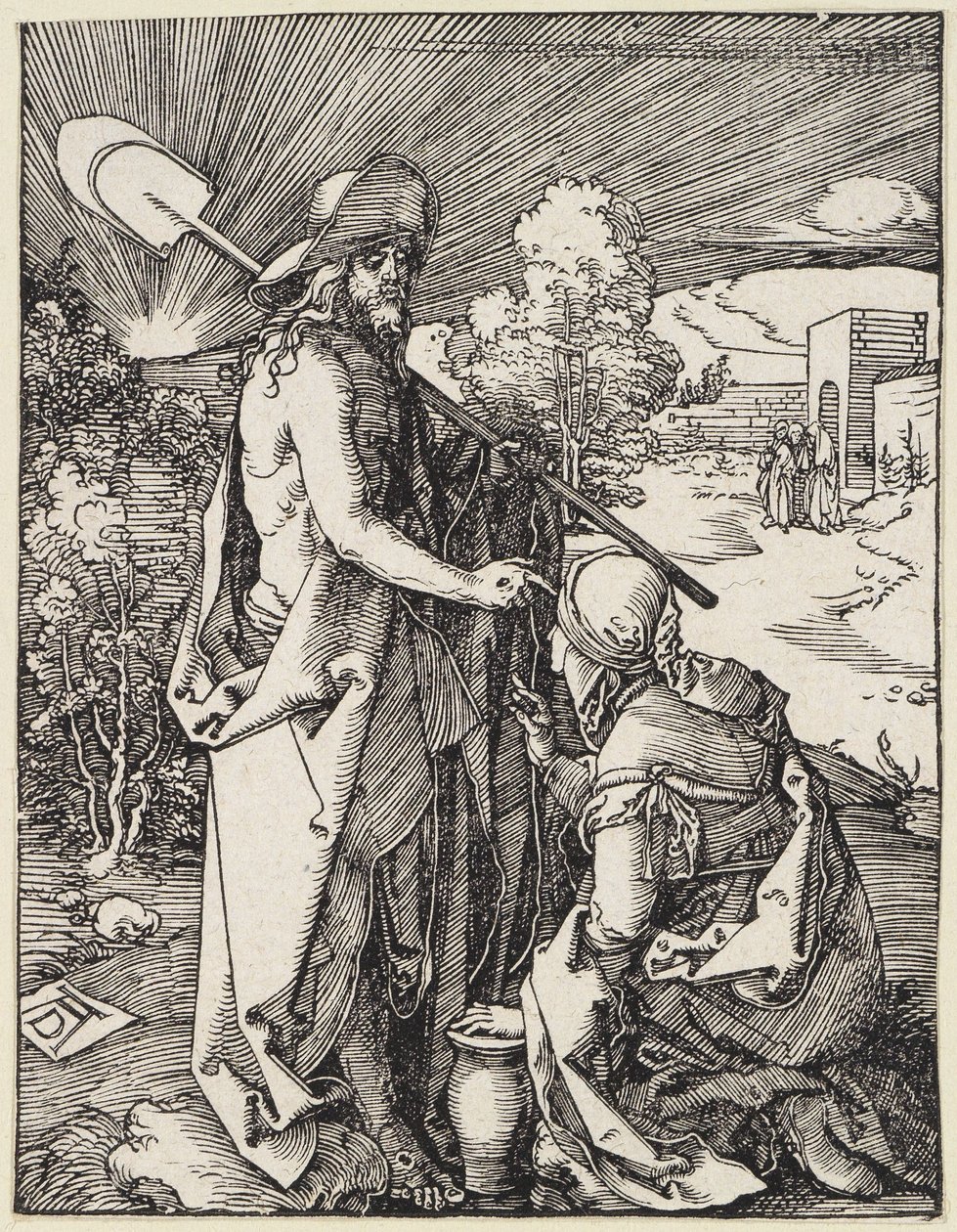 Kristus ilmestyy Magdalenalle tekijältä Albrecht Dürer