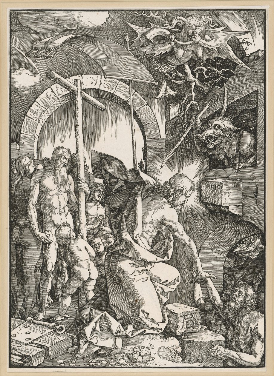 Kristus tuonelassa (Suuri passio) tekijältä Albrecht Dürer