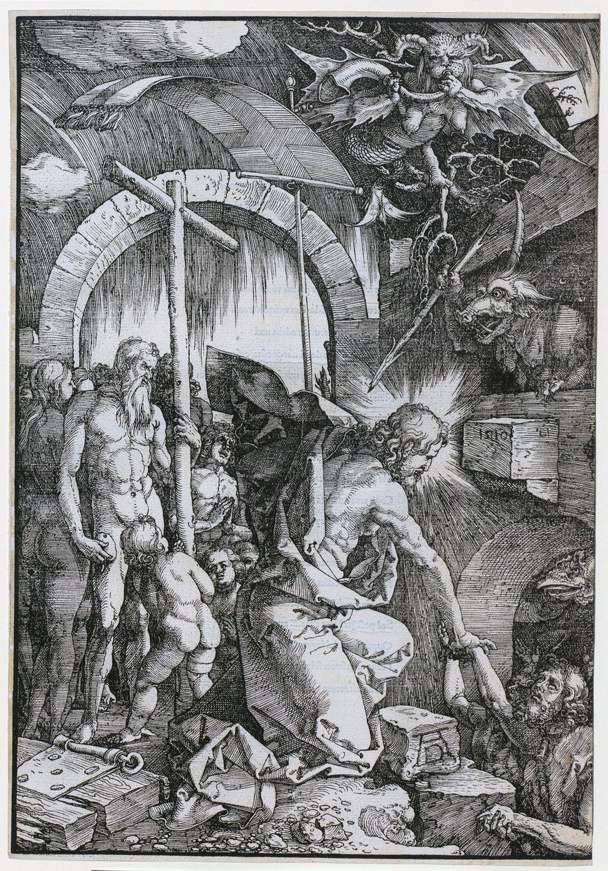 Kristus esiportossa, sarjan ”Suuri passio” 11. sivu tekijältä Albrecht Dürer