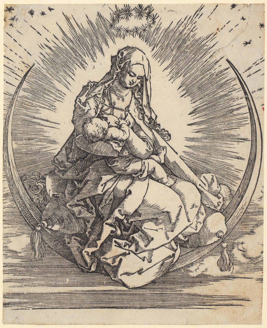 Kristus esiportossa, sarjan ”Suuri passio” 11. sivu tekijältä Albrecht Dürer