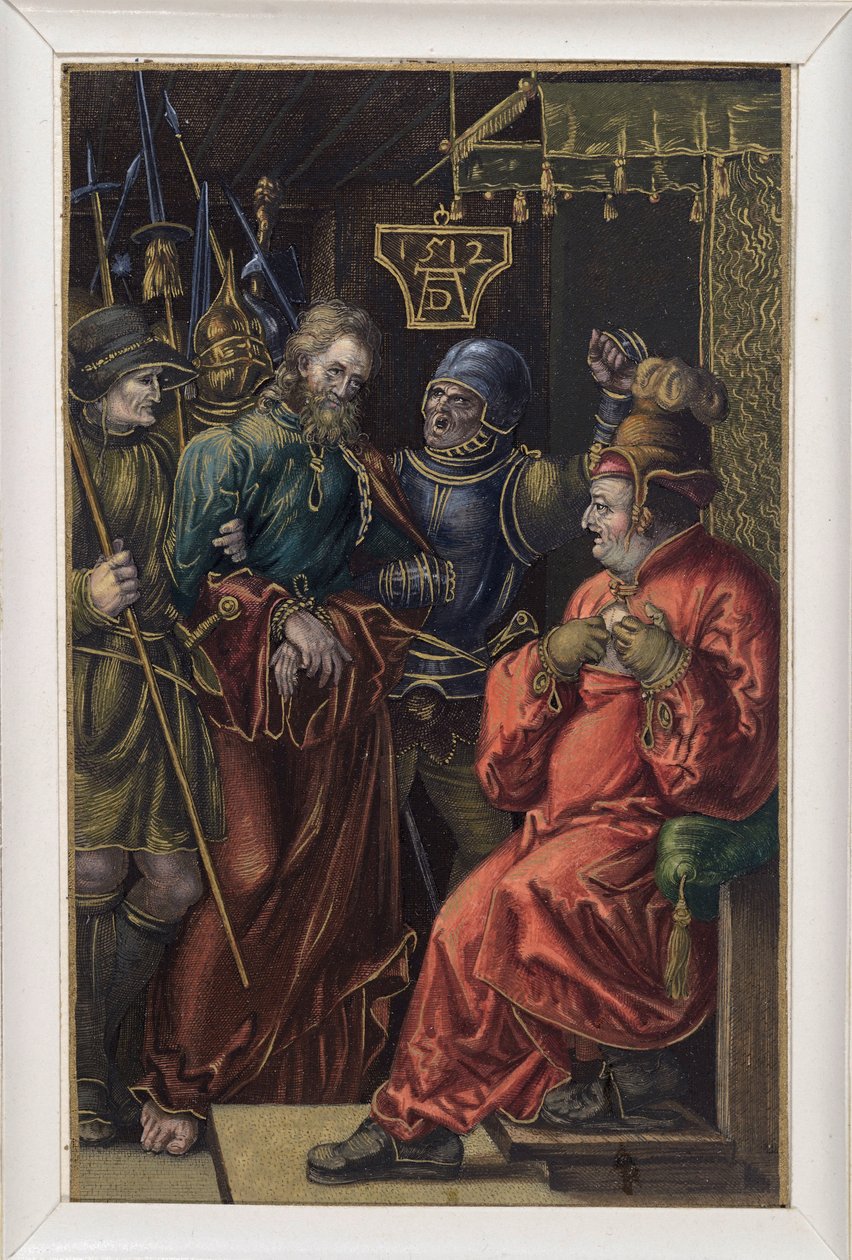 Kristus Kaifaan edessä tekijältä Albrecht Dürer