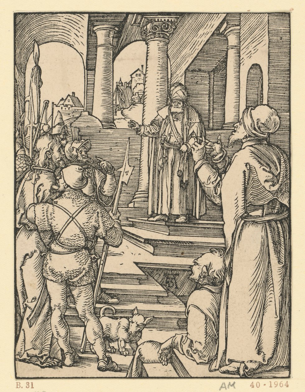 Kristus Pilatuksen edessä (Pieni passio) tekijältä Albrecht Dürer