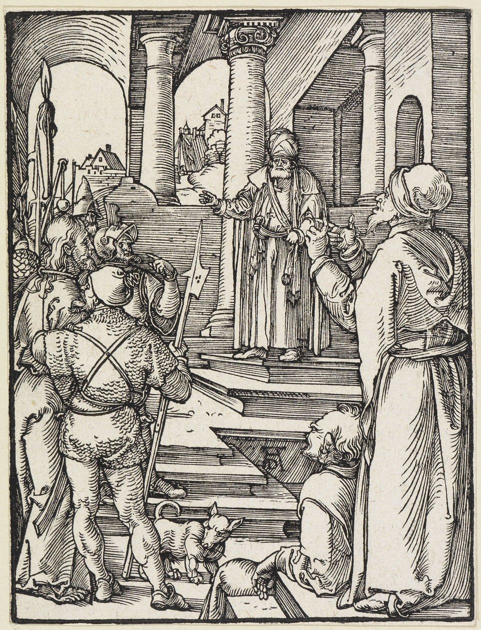 Kristus Pilatuksen edessä tekijältä Albrecht Dürer