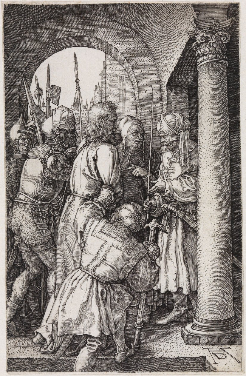 Kristus Pilatuksen edessä tekijältä Albrecht Dürer