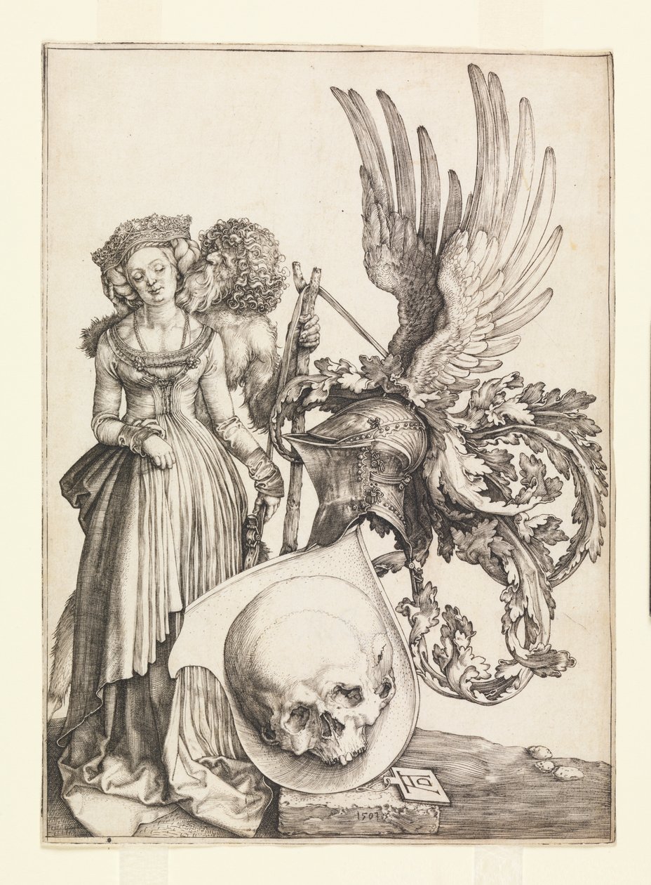 Vanitasin vaakuna tekijältä Albrecht Dürer