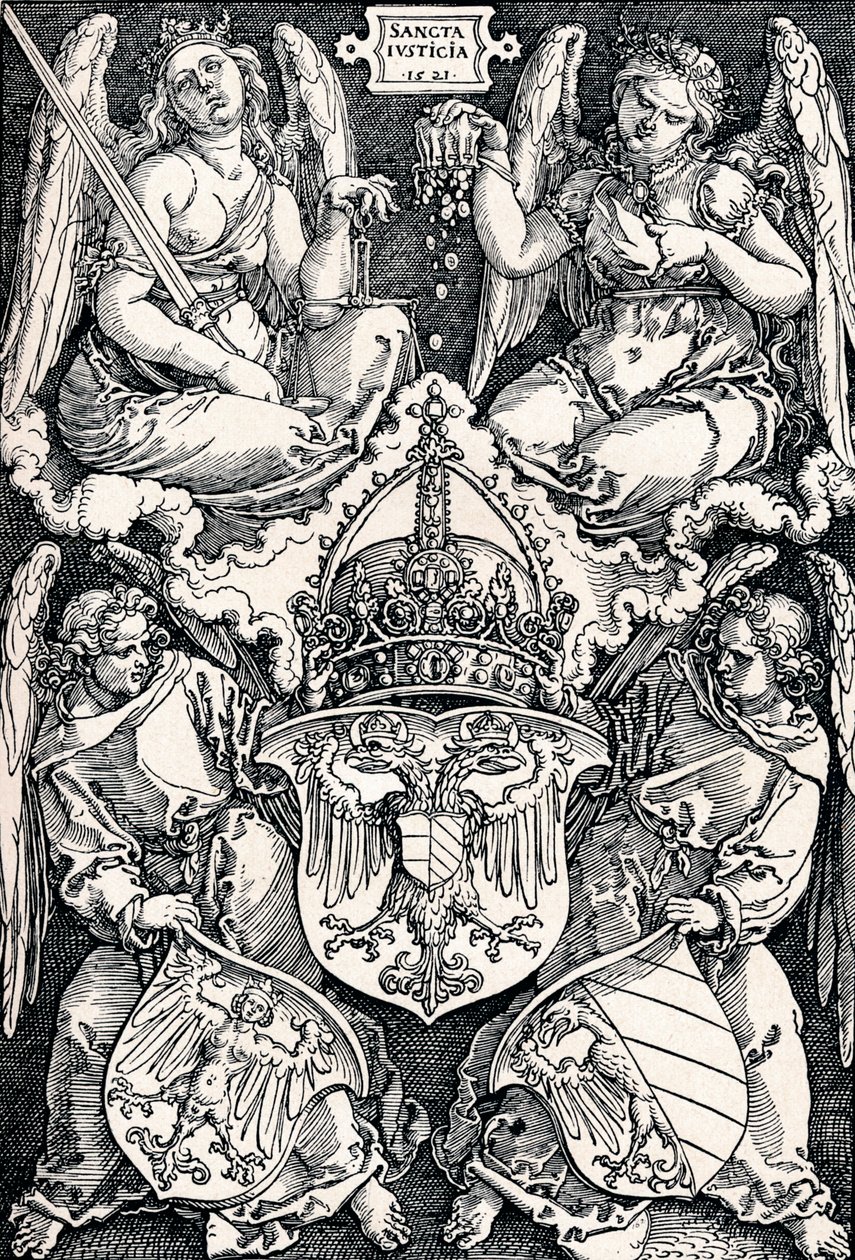 Nürnbergin kaupungin vaakuna, 1521 1906. tekijältä Albrecht Dürer