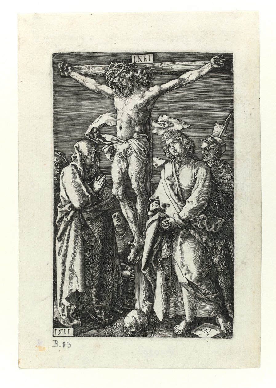 Ristiinnaulitseminen, 1511 tekijältä Albrecht Dürer