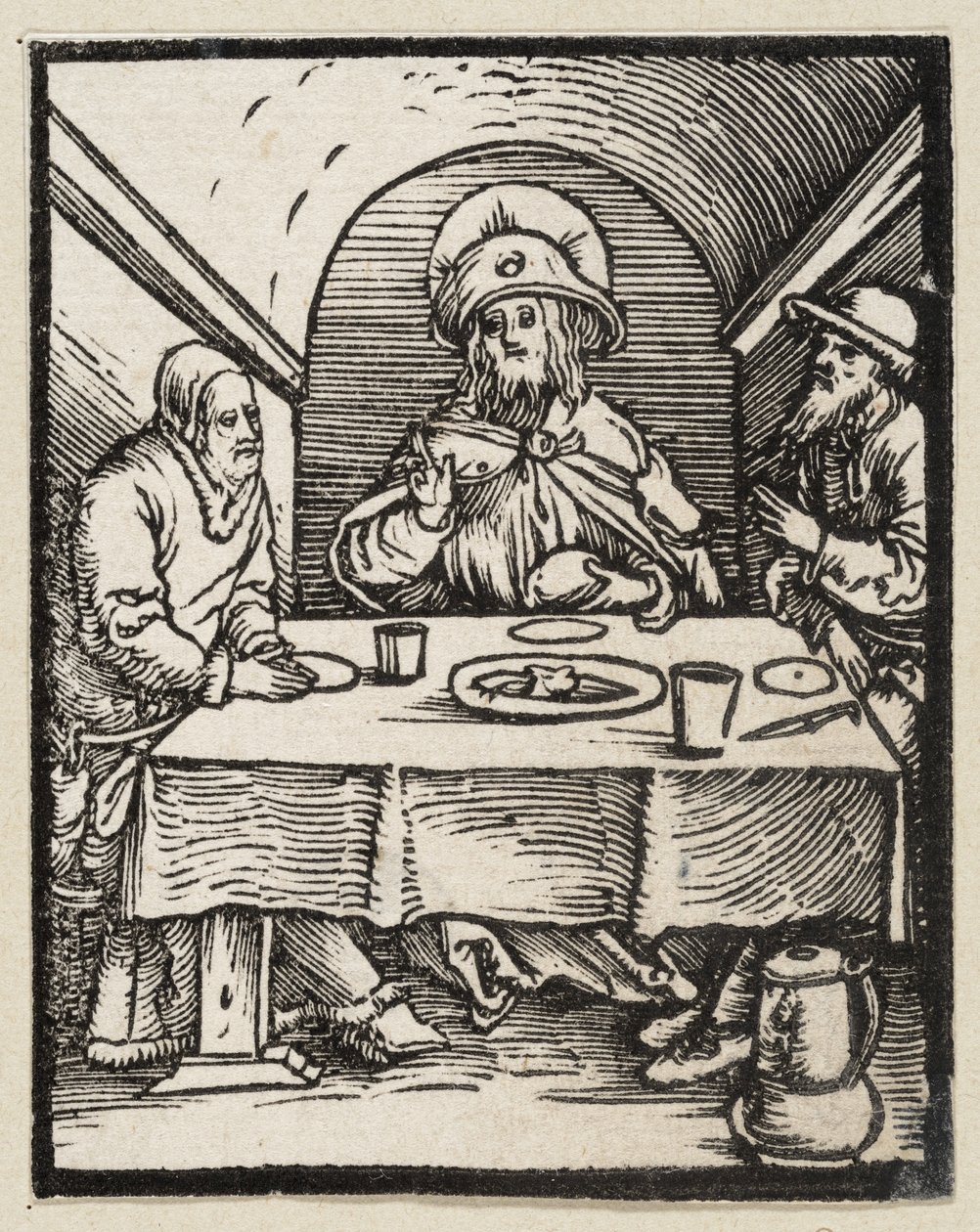 Emmauksen ateria (43 uskonnollista aihetta) tekijältä Albrecht Dürer
