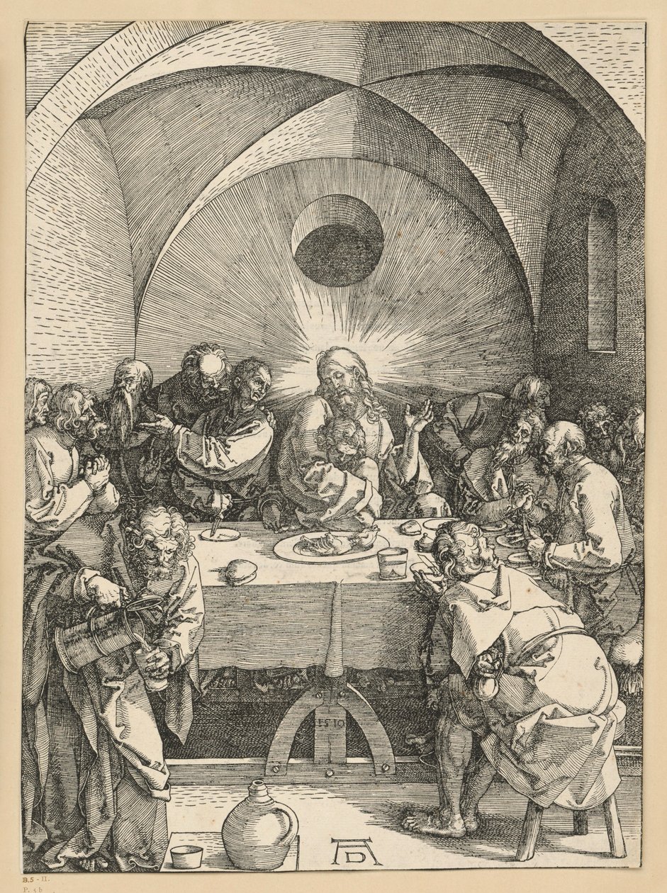 Viimeinen ehtoollinen (Suuri passio) tekijältä Albrecht Dürer