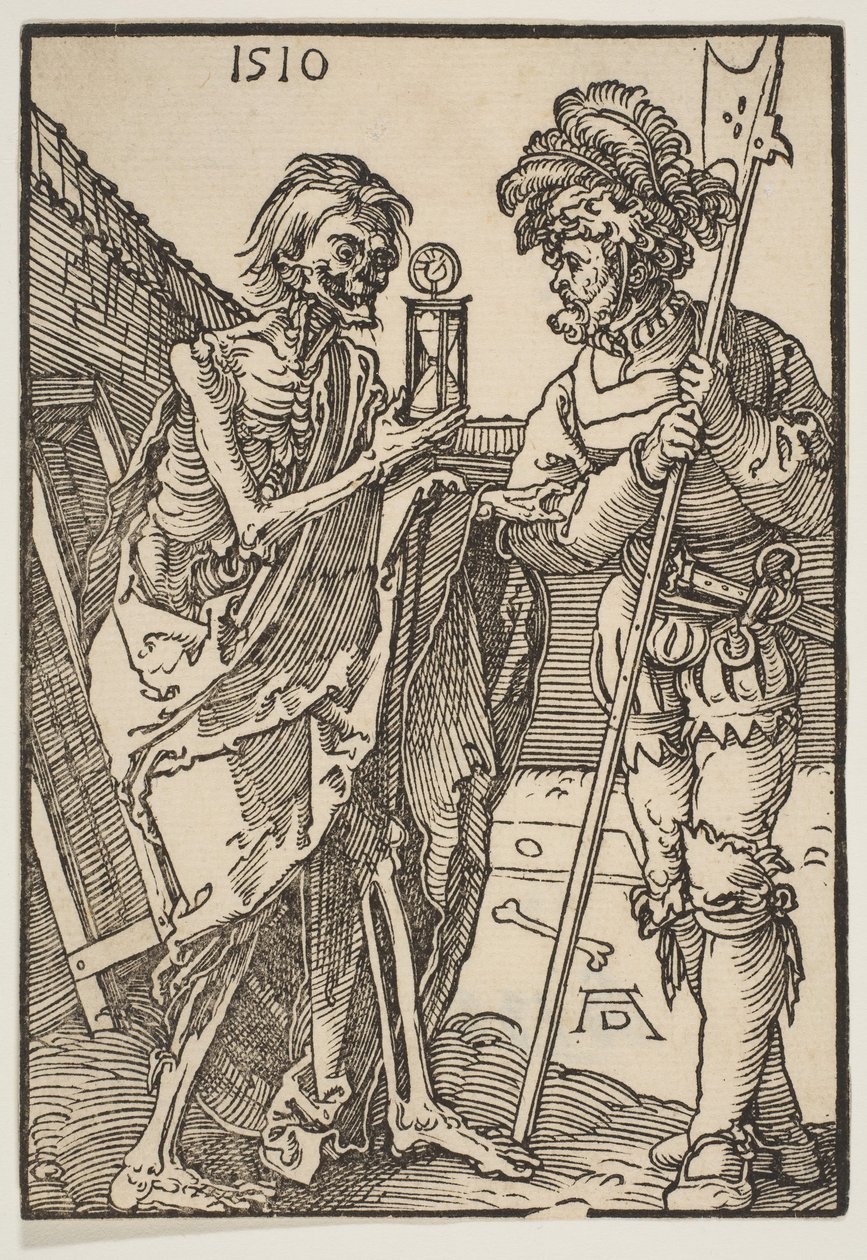 Kuolema ja Lansquenet.n.d. tekijältä Albrecht Dürer