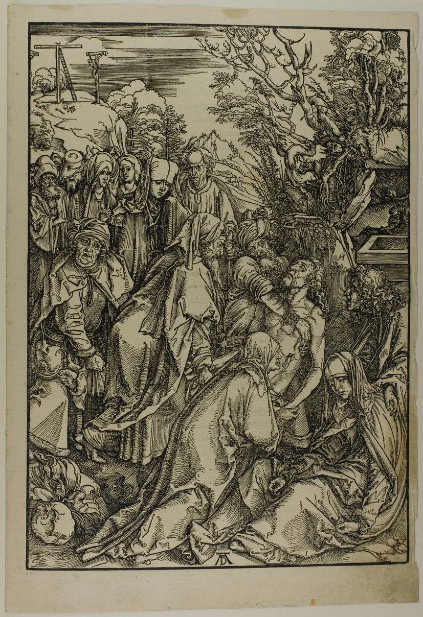 Kristuksen laskeutuminen suuresta kärsimyksestä tekijältä Albrecht Dürer