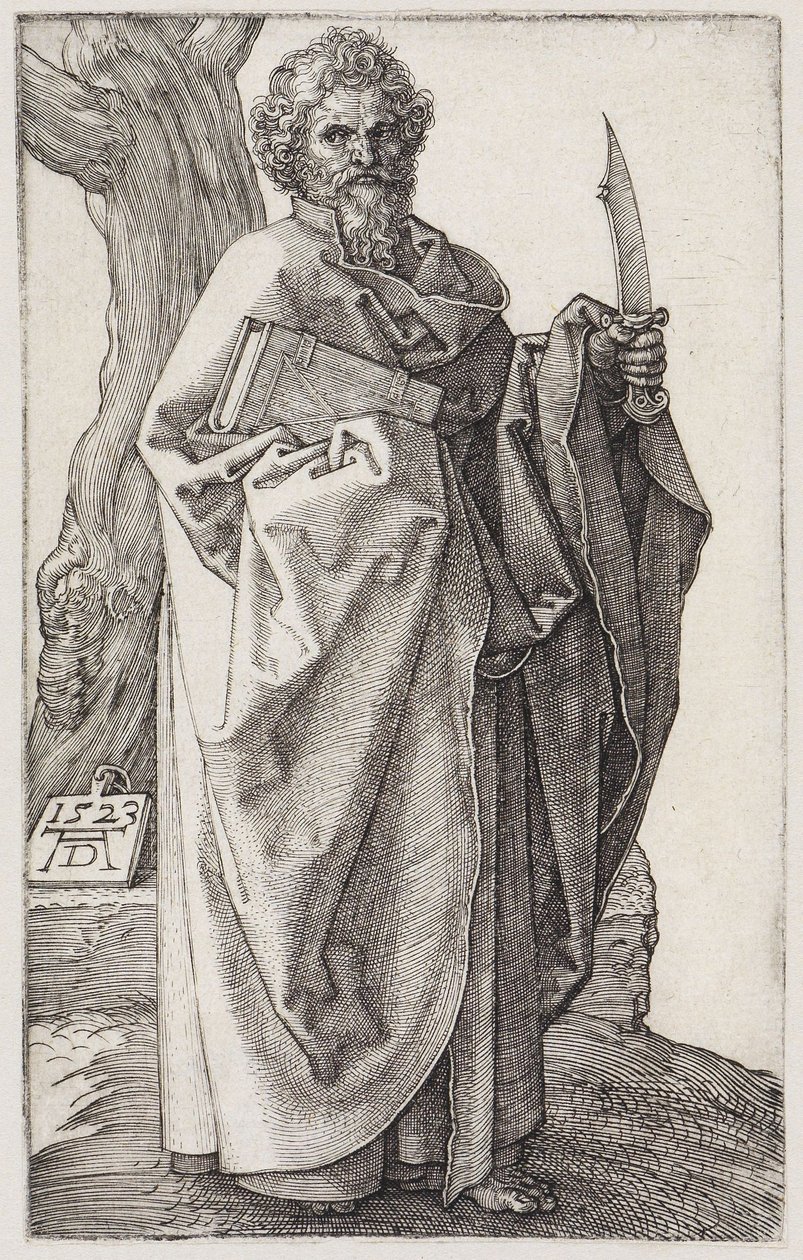 Apostoli Bartolomeus tekijältä Albrecht Dürer