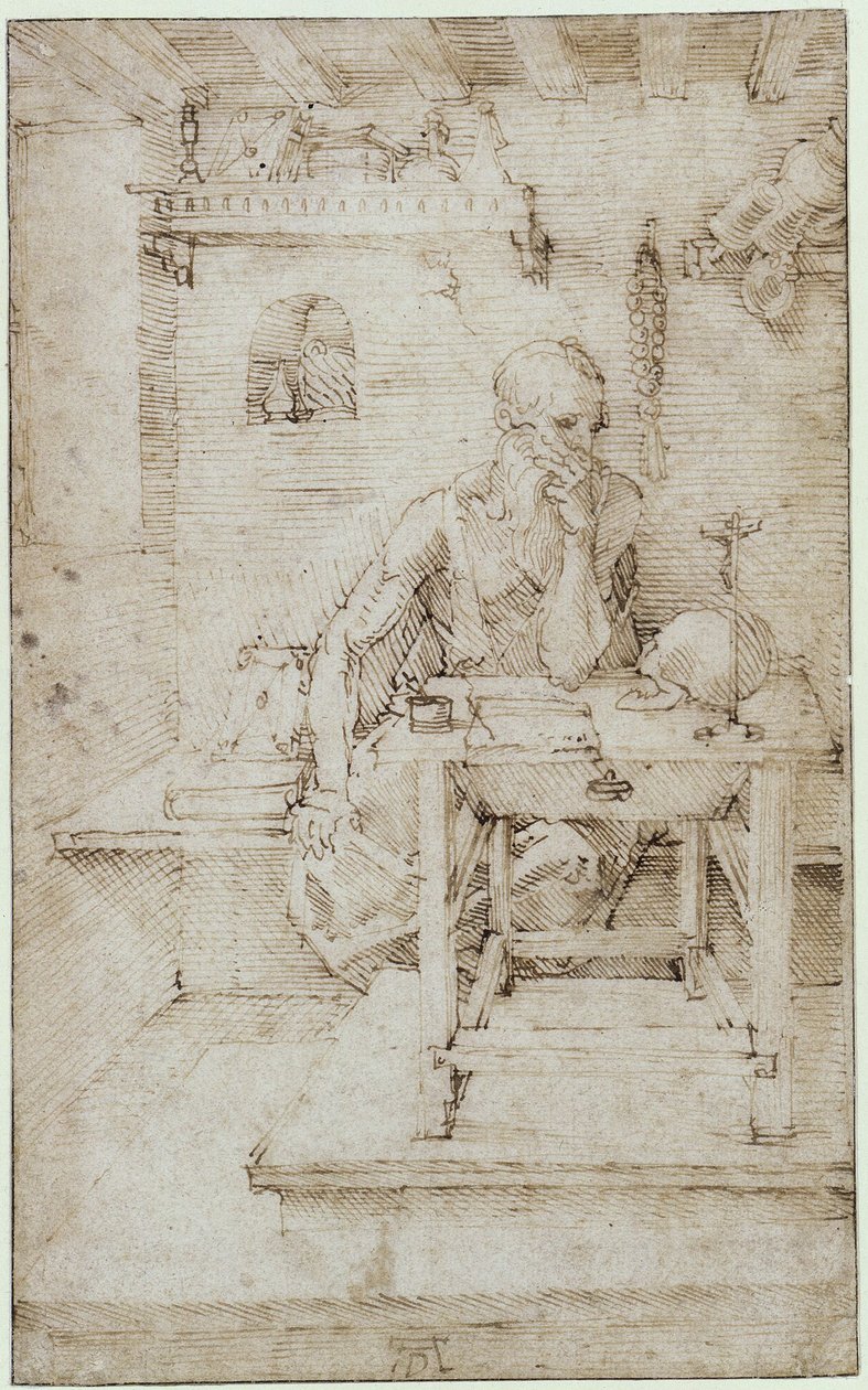 Pyhä Hieronymus tekijältä Albrecht Dürer