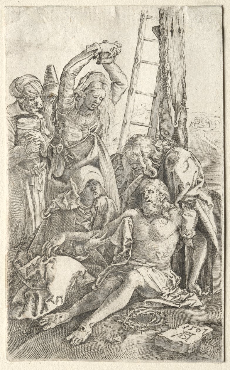 Laskeutuminen ristiltä tekijältä Albrecht Dürer