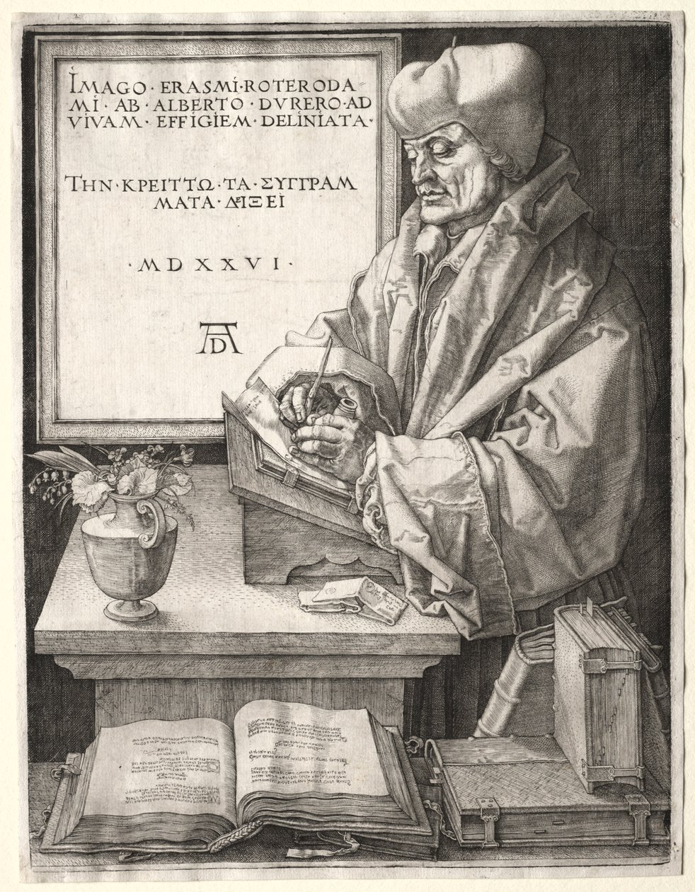 Desiderius Erasmus Rotterdamilainen tekijältä Albrecht Dürer