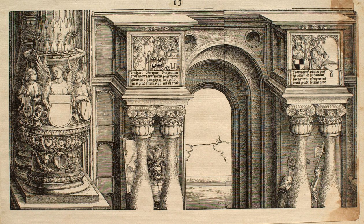 Yksityiskohta 13 tekijältä Albrecht Dürer