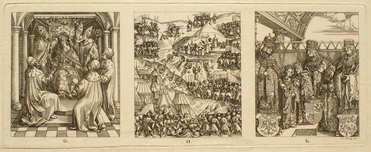 Yksityiskohta G, O, K tekijältä Albrecht Dürer