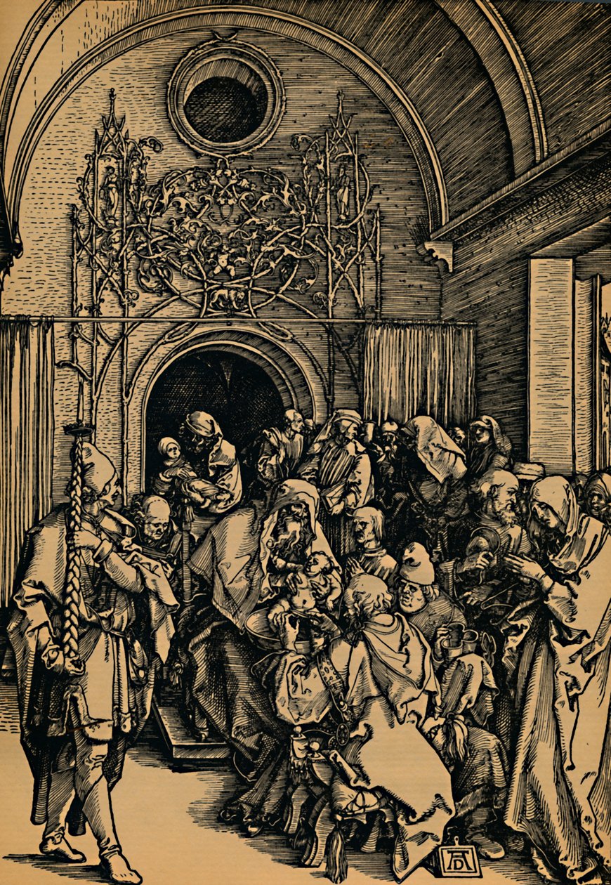 Die Belchneidung Christi, Kristuksen ympärileikkaus, c1505. tekijältä Albrecht Dürer