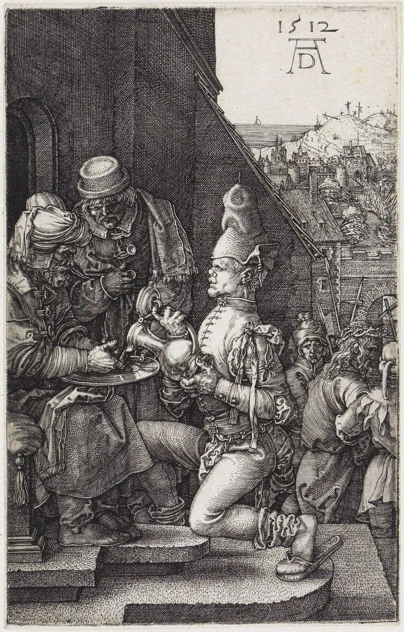Pilatus pesee kätensä tekijältä Albrecht Dürer