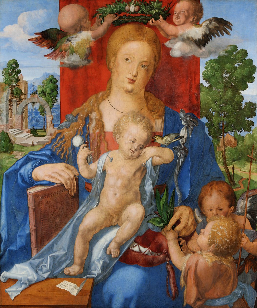 Madonna ja tikli tekijältä Albrecht Dürer