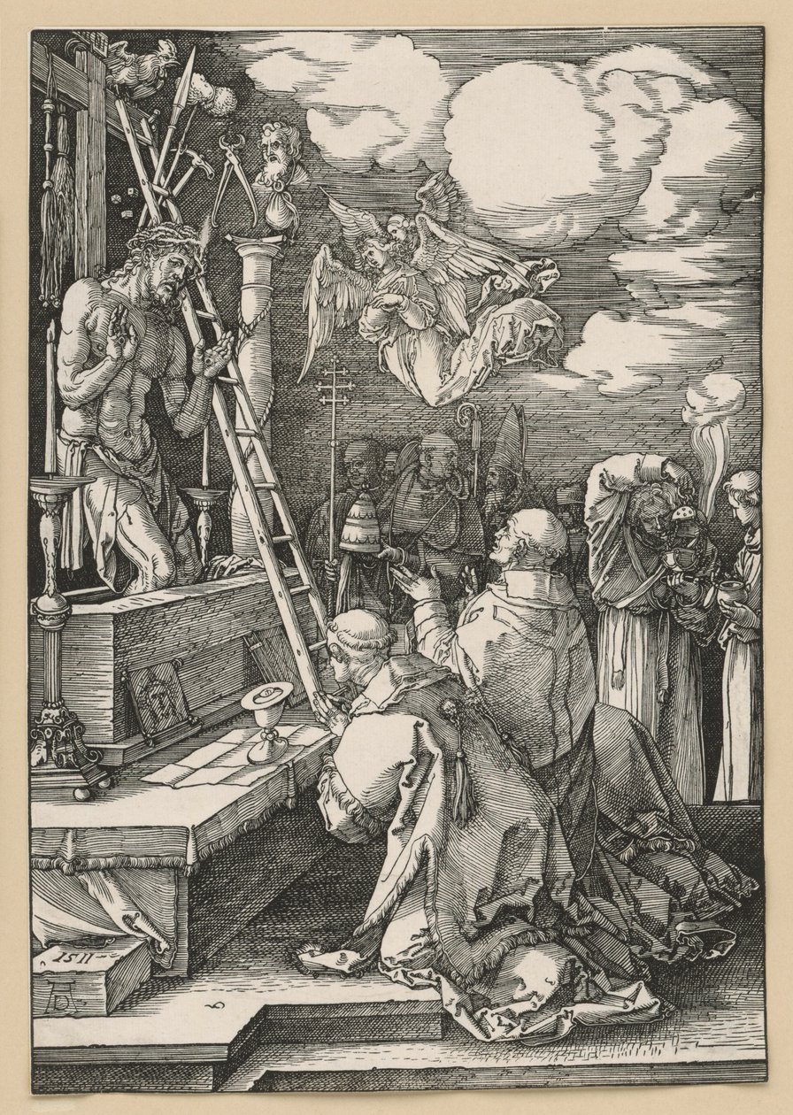 Pyhän Gregoriuksen messu tekijältä Albrecht Dürer