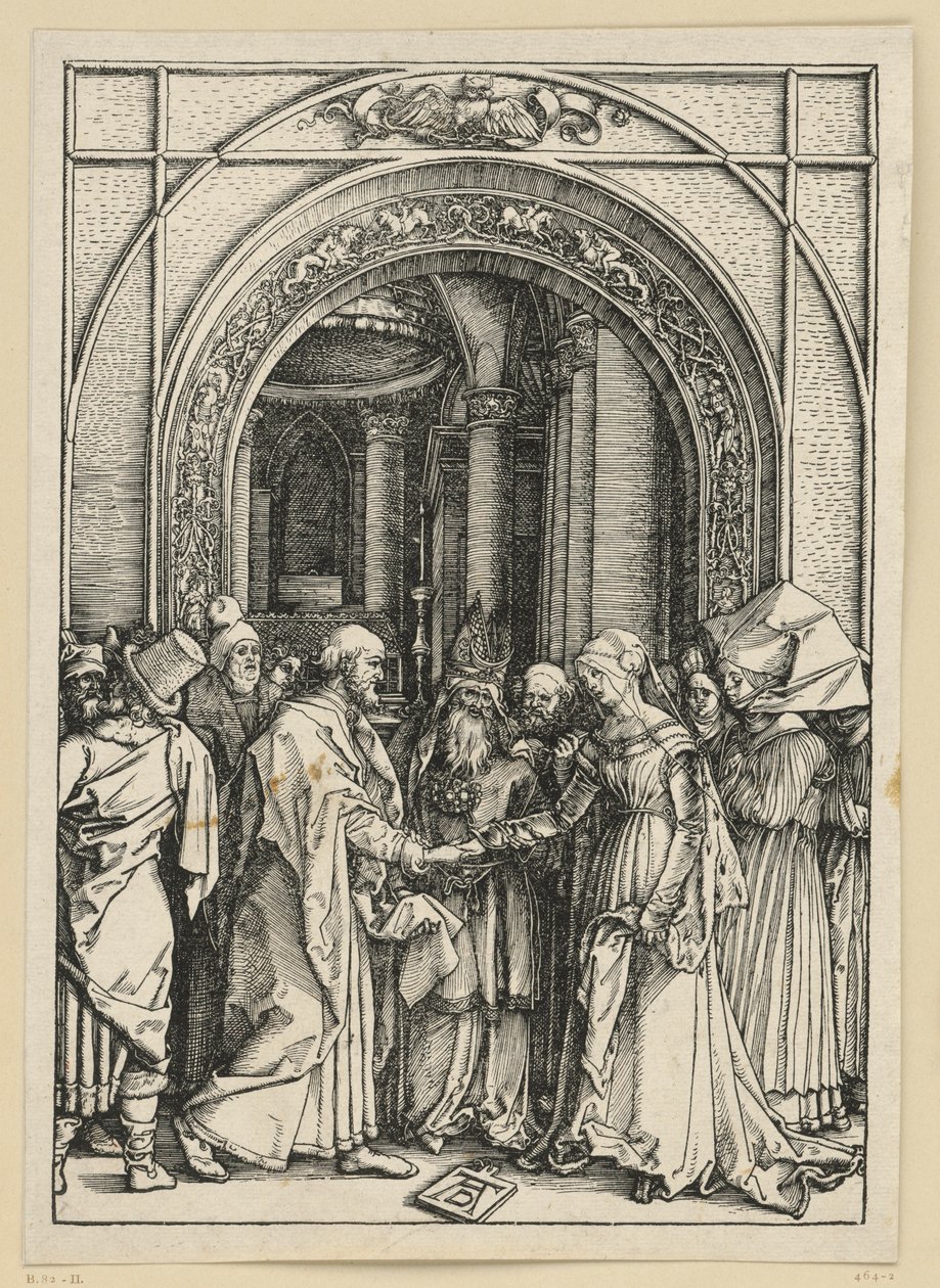 Marian kihlaus (Marian elämä) tekijältä Albrecht Dürer